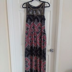 Delirious Dress Geometric and Floral patterns Size 3X